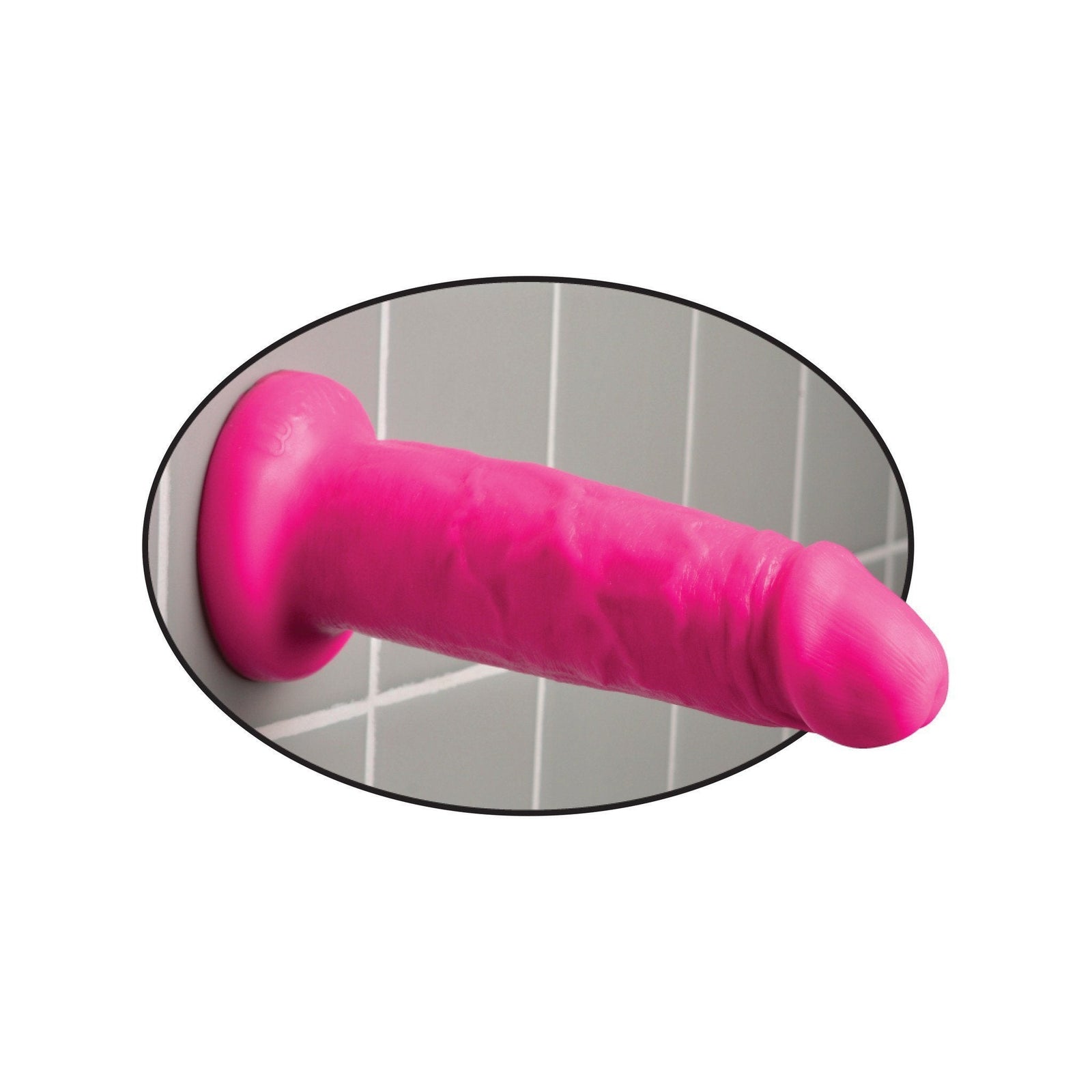 Pipedream - Dillio 6" Chub Dildo (Pink) Realistic Dildo with suction cup (Non Vibration) - CherryAffairs Singapore