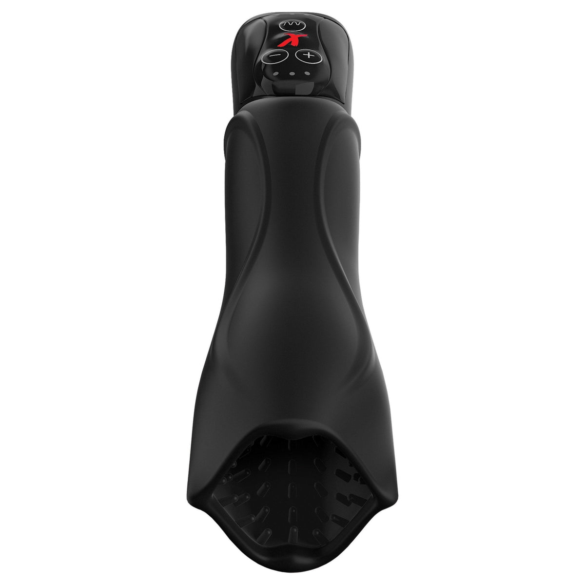 Pipedream - PDX Elite Vibrating Roto-Teazer Masturbator (Black) Masturbator Soft Stroker (Vibration) Non Rechargeable - CherryAffairs Singapore