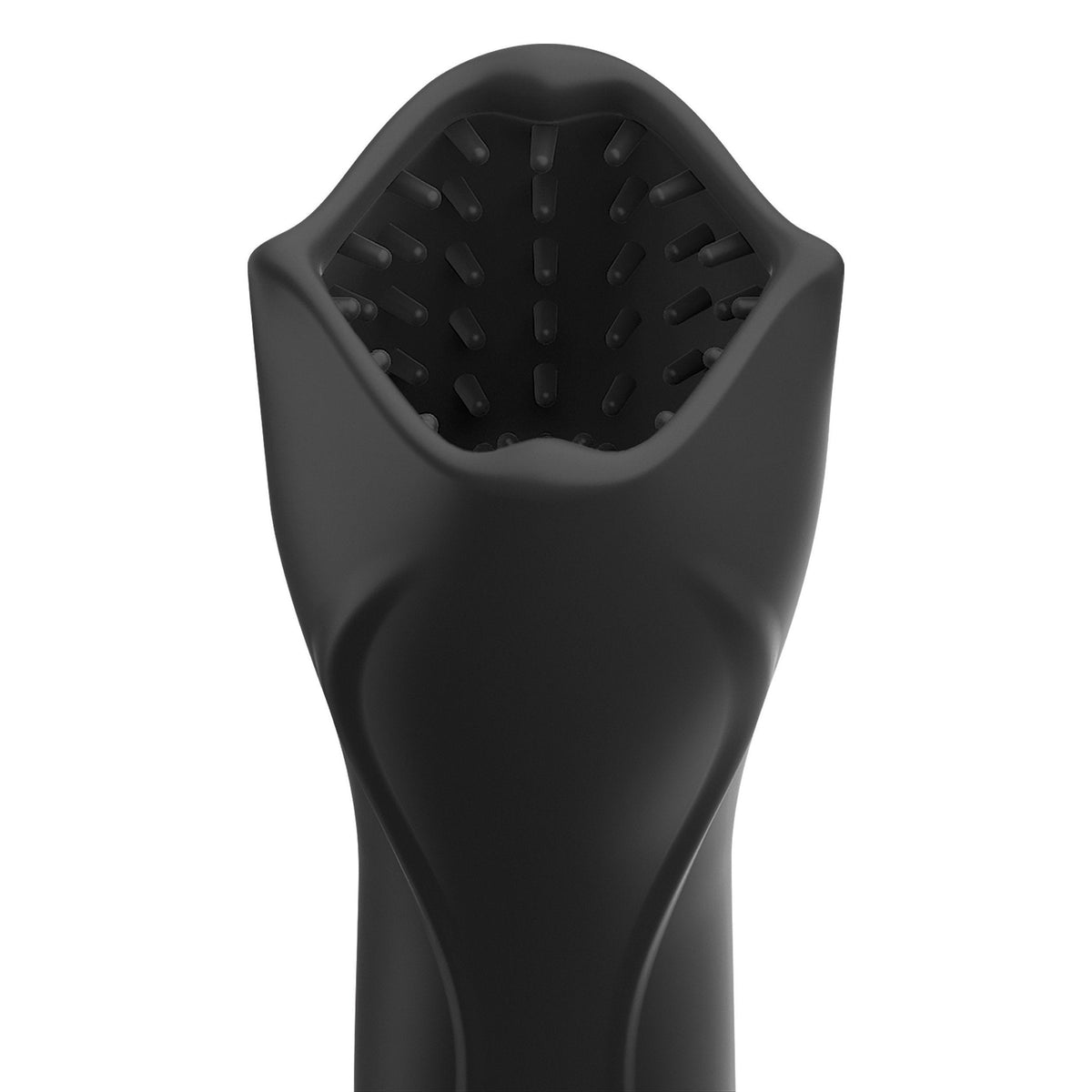 Pipedream - PDX Elite Vibrating Roto-Teazer Masturbator (Black) Masturbator Soft Stroker (Vibration) Non Rechargeable - CherryAffairs Singapore