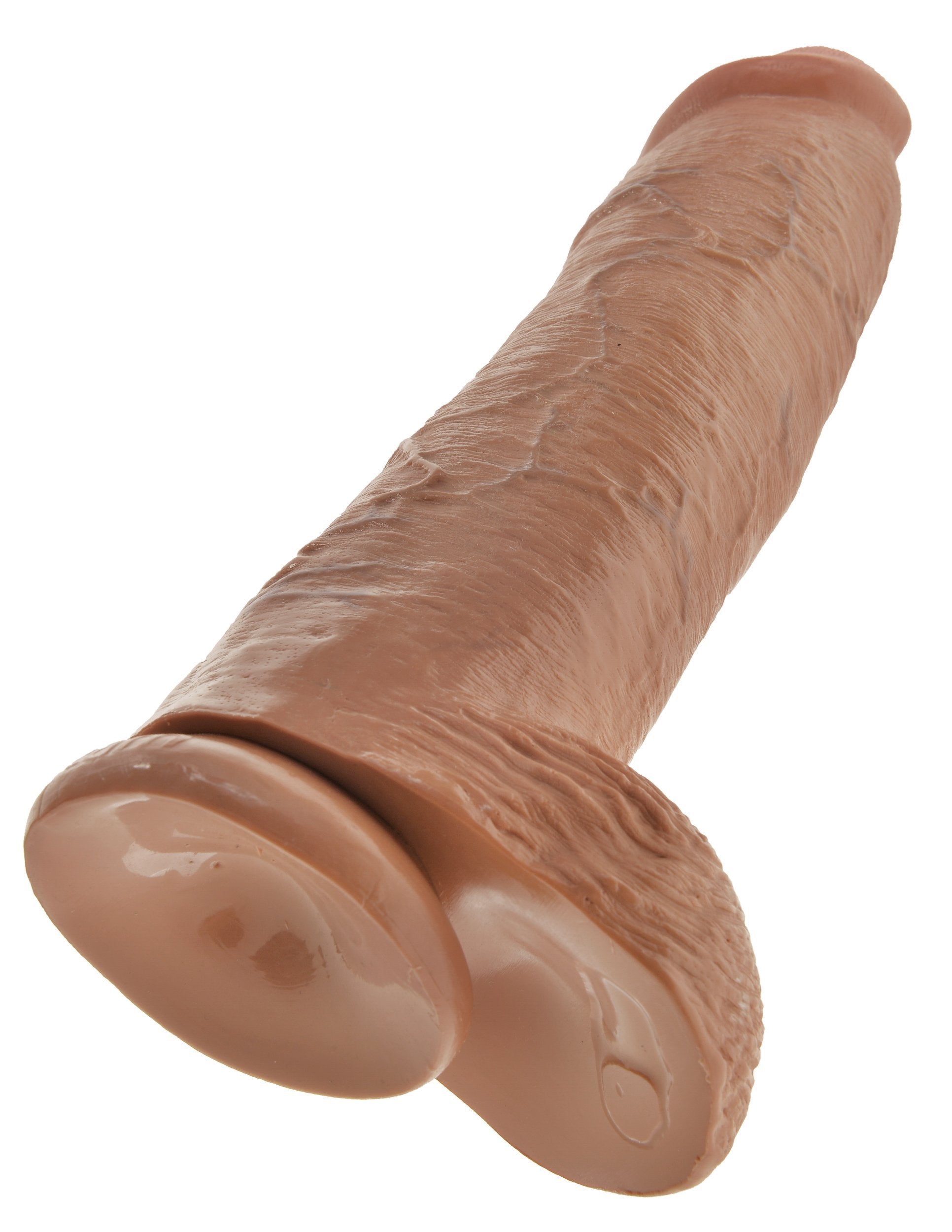 Pipedream - King Cock 12" Cock with Balls (Brown) Realistic Dildo with suction cup (Non Vibration) Singapore