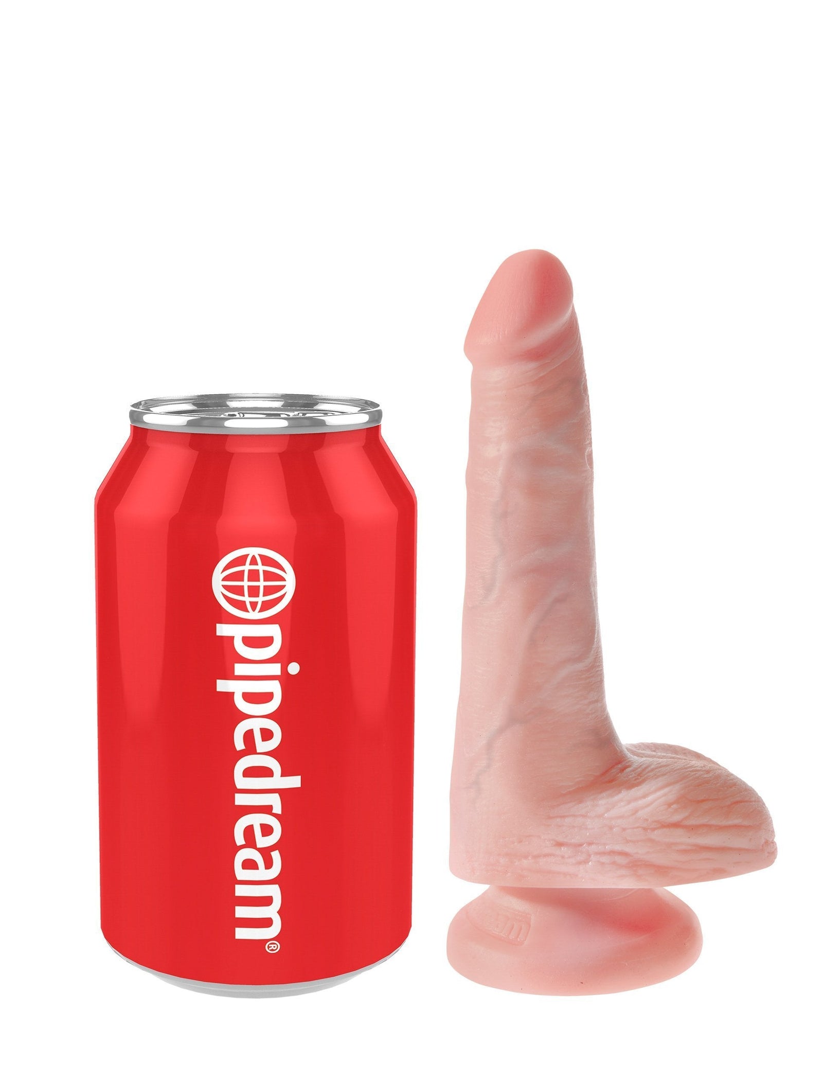 Pipedream - King Cock 6" Cock with Balls (Beige) Realistic Dildo with suction cup (Non Vibration) Singapore