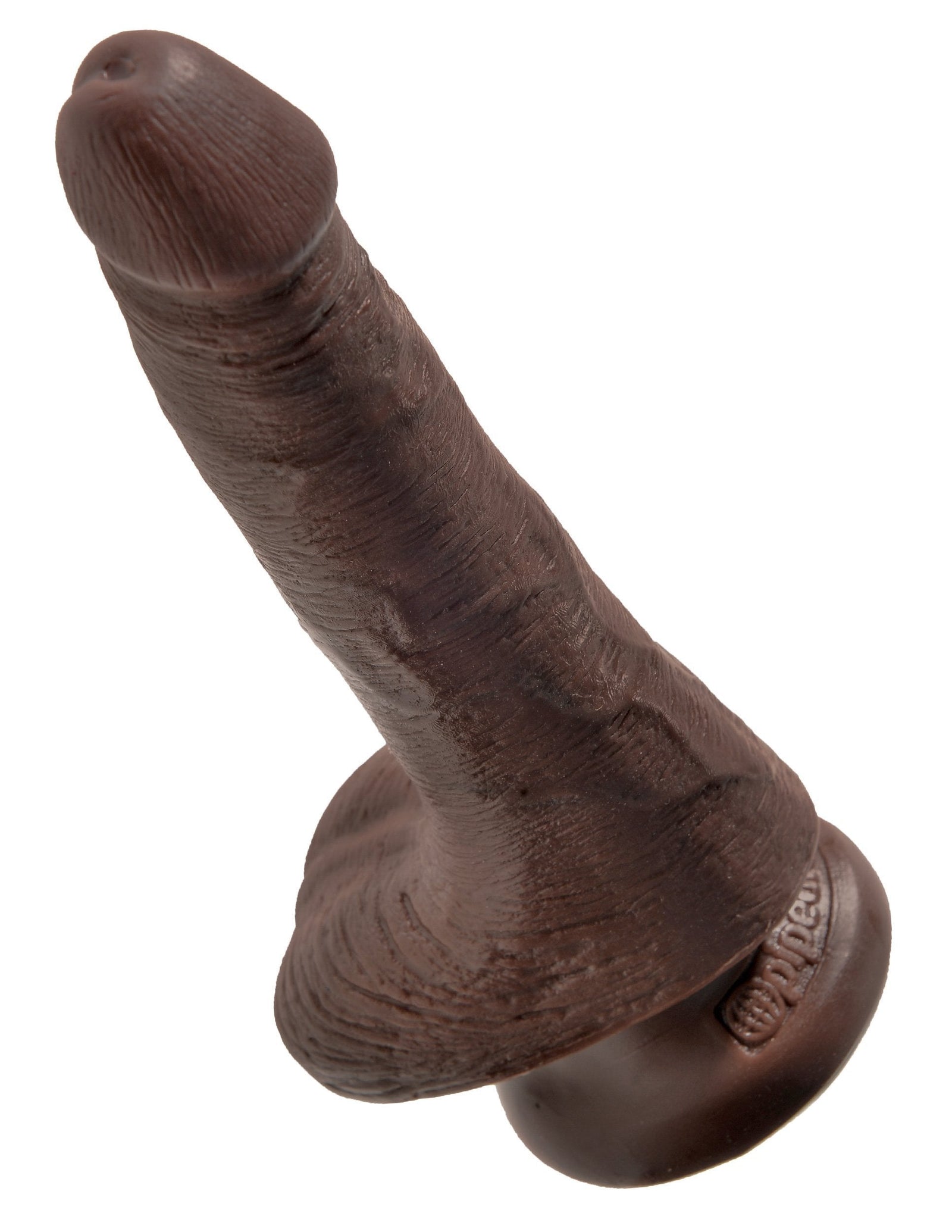 Pipedream - King Cock 6" Cock with Balls (Dark Brown) Realistic Dildo with suction cup (Non Vibration) Singapore