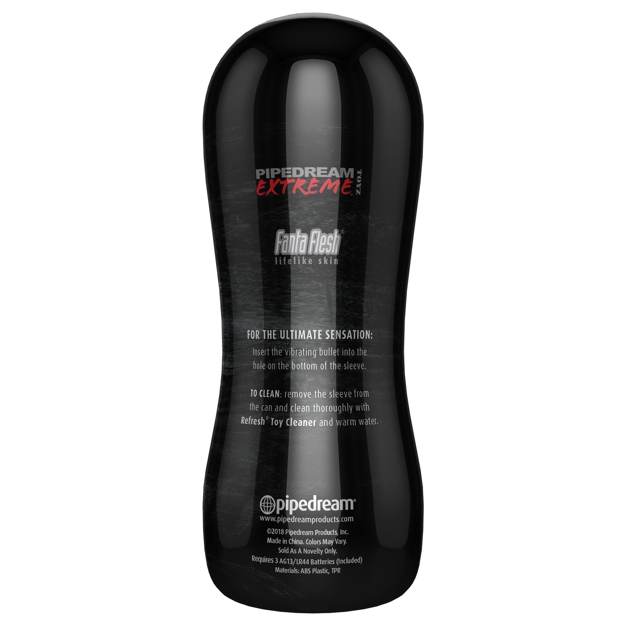 Pipedream - PDX Elite Vibrating Anal Stroker (Black) Masturbator Ass (Vibration) Non Rechargeable Singapore