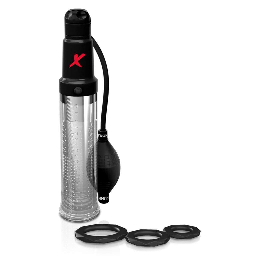 Pipedream - PDX ELITE Suck-N-Pump Stroker (Black) Masturbator (Hands Free) Rechargeable 603912751505 CherryAffairs