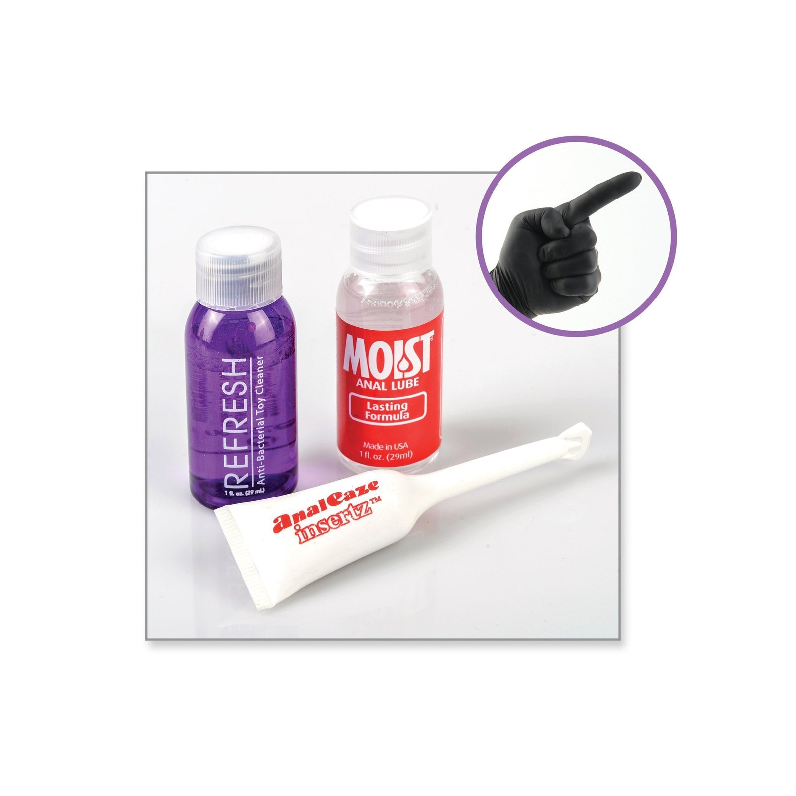 Pipedream - Anal Fantasy Elite Collection Inflatable P-Spot Massager (Black) Expandable Anal Plug (Non Vibration)