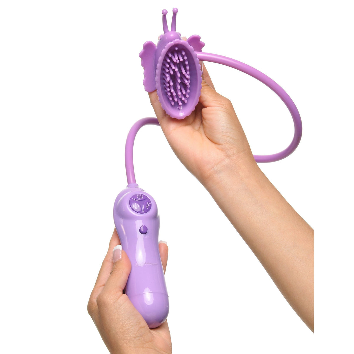 Pipedream - Fantasy For Her Butterfly Flutt-Her Clit Massager (Purple) Clit Massager (Vibration) Non Rechargeable