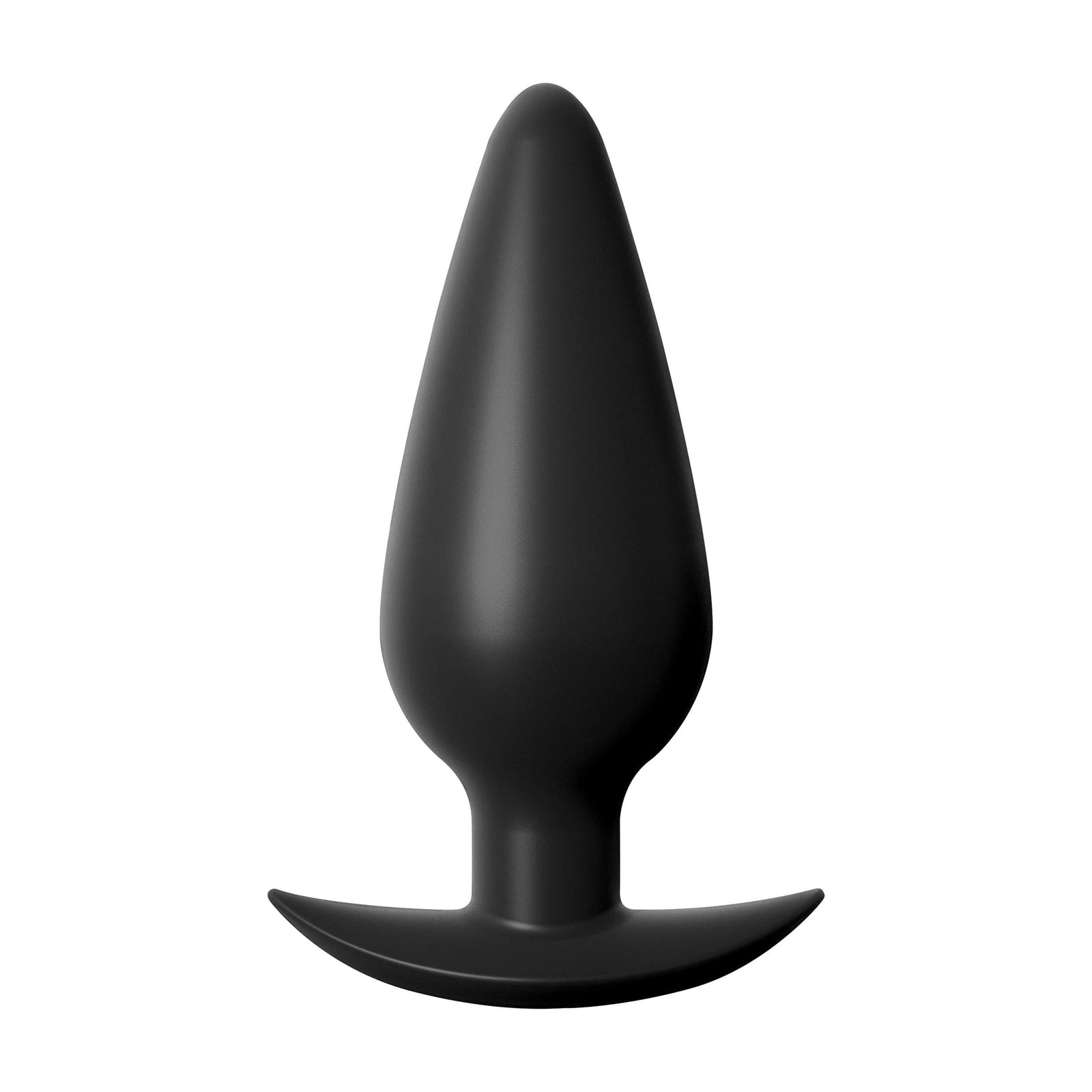 Pipedream - Anal Fantasy Elite Weighted Silicone Plug Small (Black) Anal Plug (Vibration) Rechargeable 324154094 CherryAffairs
