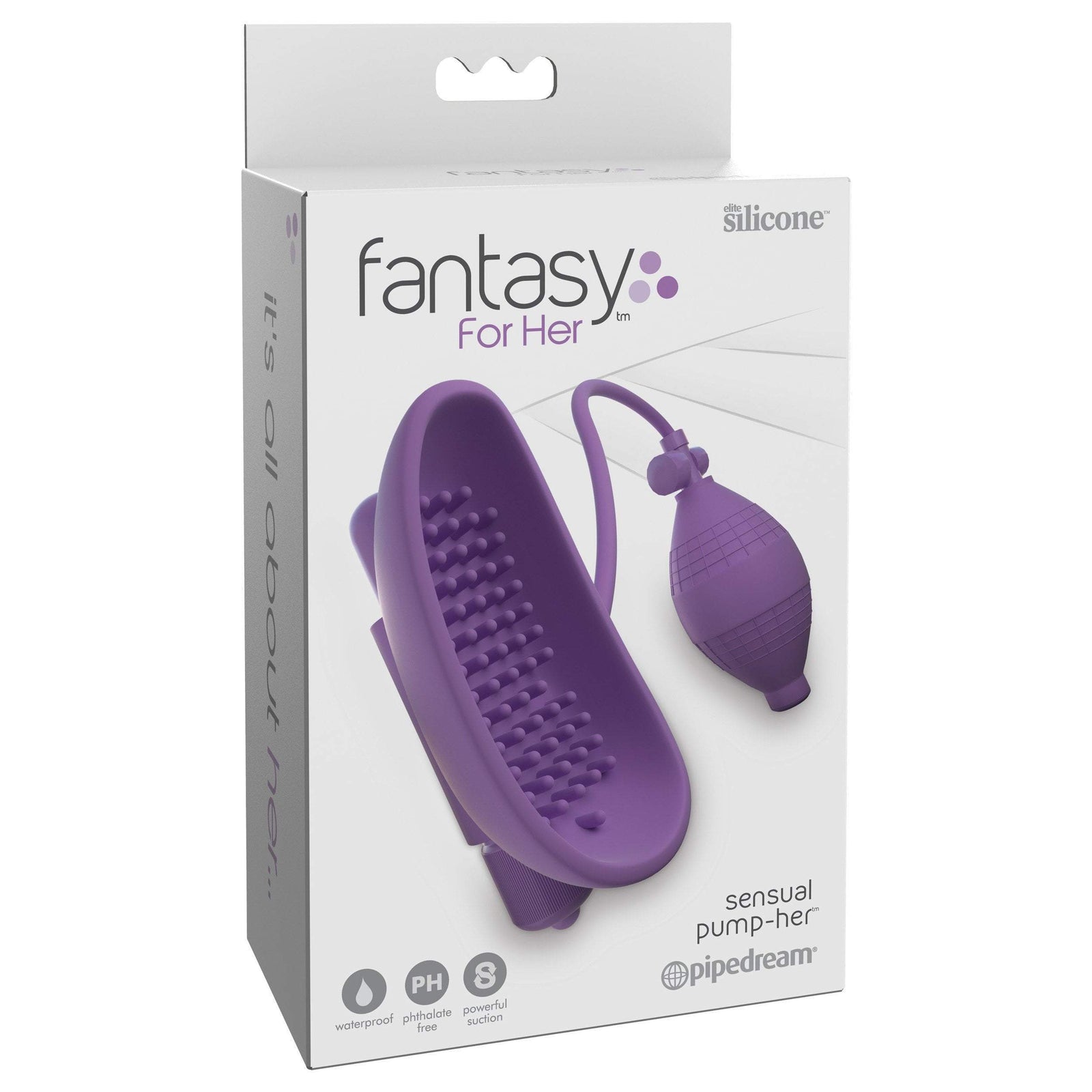 Pipedream - Fantasy For Her Sensual Pump-Her Clitoral Pump (Purple) Clitoral Pump (Non Vibration)