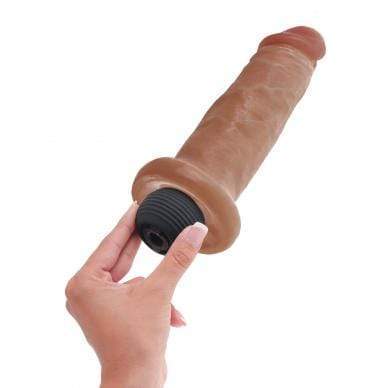 Pipedream - King Cock Squirting Cock 6" (Brown) Realistic Dildo w/o suction cup (Non Vibration) 603912753332 CherryAffairs