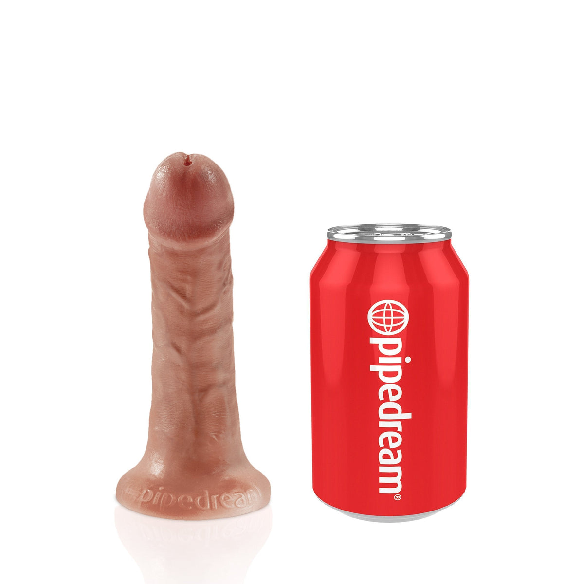 Pipedream - King Cock Strap-on Harness with 6" Cock (Beige) Strap On with Non hollow Dildo for Female (Non Vibration)