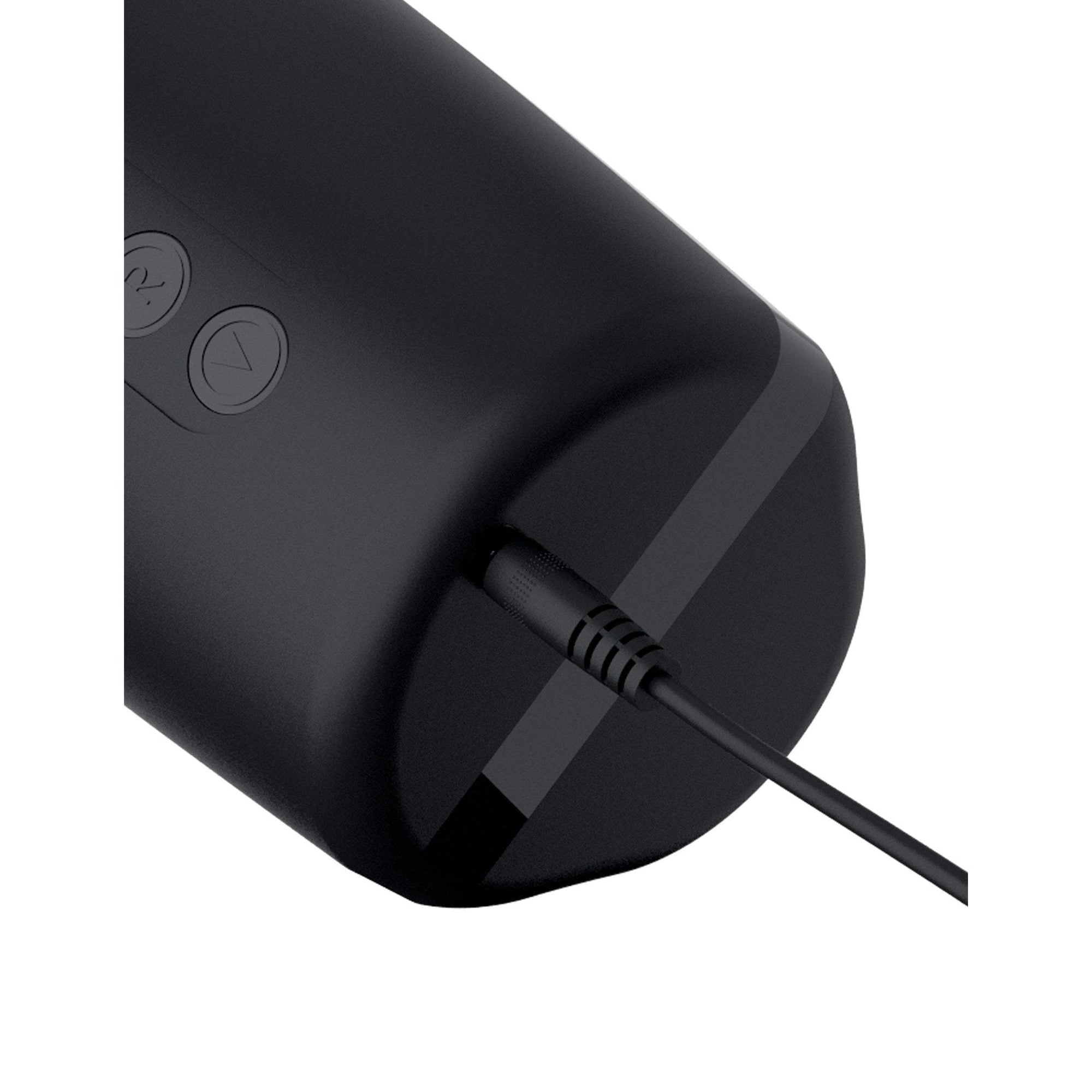 Pipedream - PDX Elite Moto Bator 2 Thrusting Mouth Masturbator (Black) Masturbator Mouth (Vibration) Rechargeable