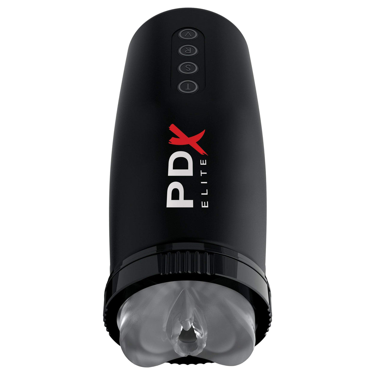 Pipedream - PDX Elite Moto Bator 2 Thrusting Mouth Masturbator (Black) Masturbator Mouth (Vibration) Rechargeable