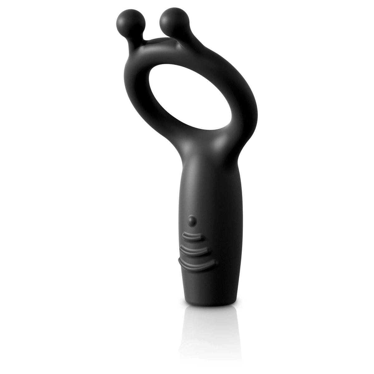 Sir Richards - Control Vibrating Silicone Super C-Ring (Black) Silicone Cock Ring (Vibration) Rechargeable 319986825 CherryAffairs