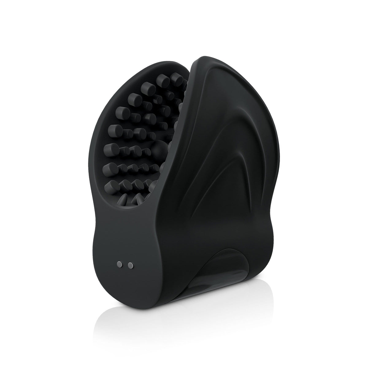 Sir Richards - Control Vibrating Silicone Edger Trainer Stroker (Black) Masturbator Soft Stroker (Vibration) Rechargeable 324161572 CherryAffairs