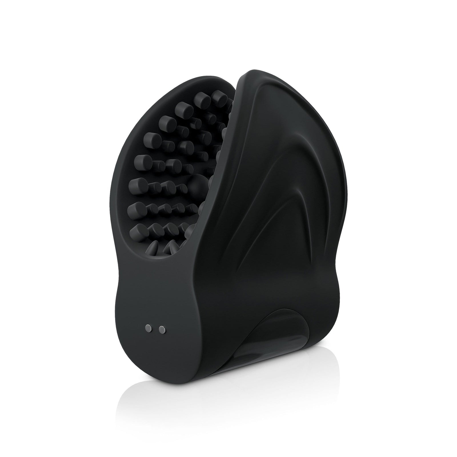 Sir Richards - Control Vibrating Silicone Edger Trainer Stroker (Black) Masturbator Soft Stroker (Vibration) Rechargeable 324161572 CherryAffairs