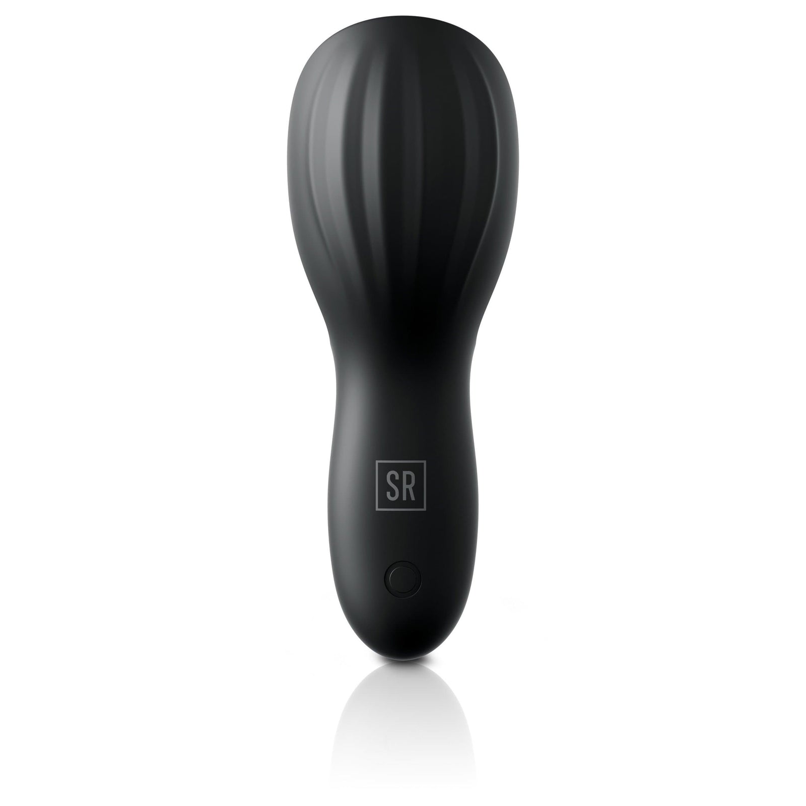 Sir Richards - Control Silicone Cock Teaser (Black) Masturbator Soft Stroker (Vibration) Rechargeable 320602330 CherryAffairs
