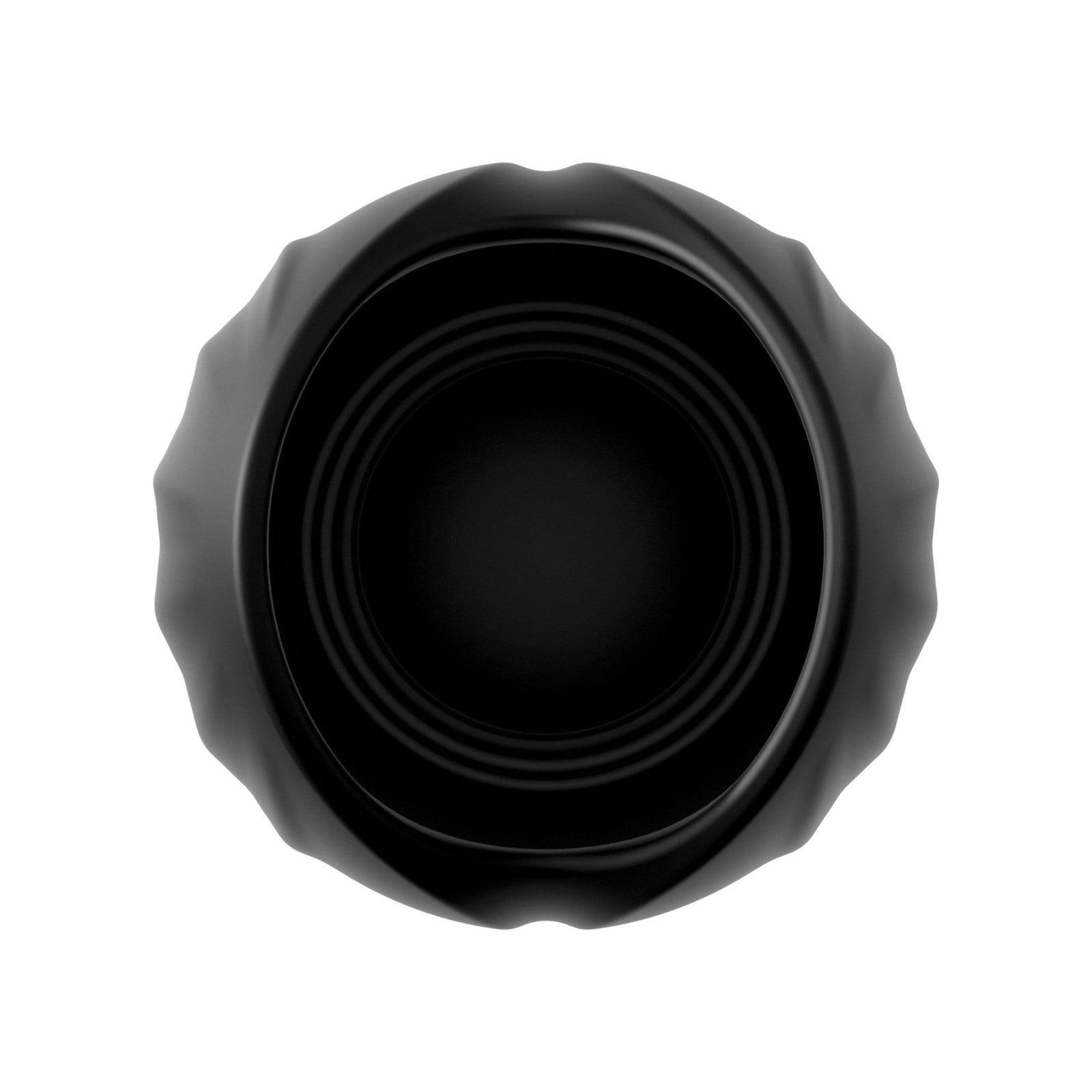 Sir Richards - Control Silicone Cock Teaser (Black) Masturbator Soft Stroker (Vibration) Rechargeable 603912757392 CherryAffairs