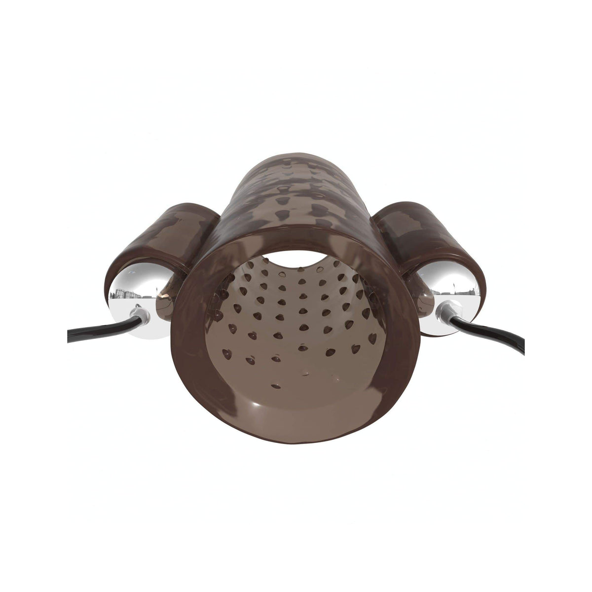 Pipedream - Classix Dual Vibrating Penis Sleeve (Grey) Remote Control Cock Sleeves (Vibration) Non Rechargeable 603912757811 CherryAffairs