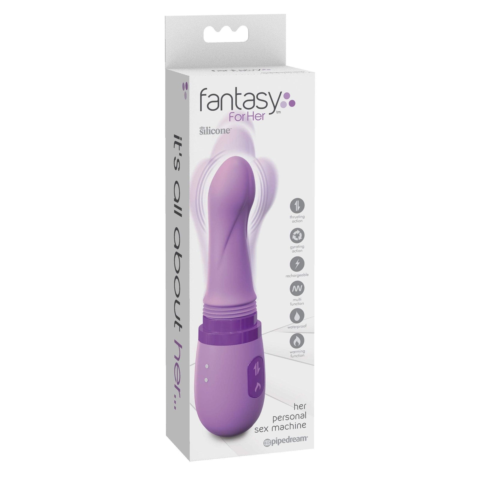 Pipedream - Fantasy For Her Her Personal Sex Machine Vibrator (Purple) G Spot Dildo (Vibration) Rechargeable