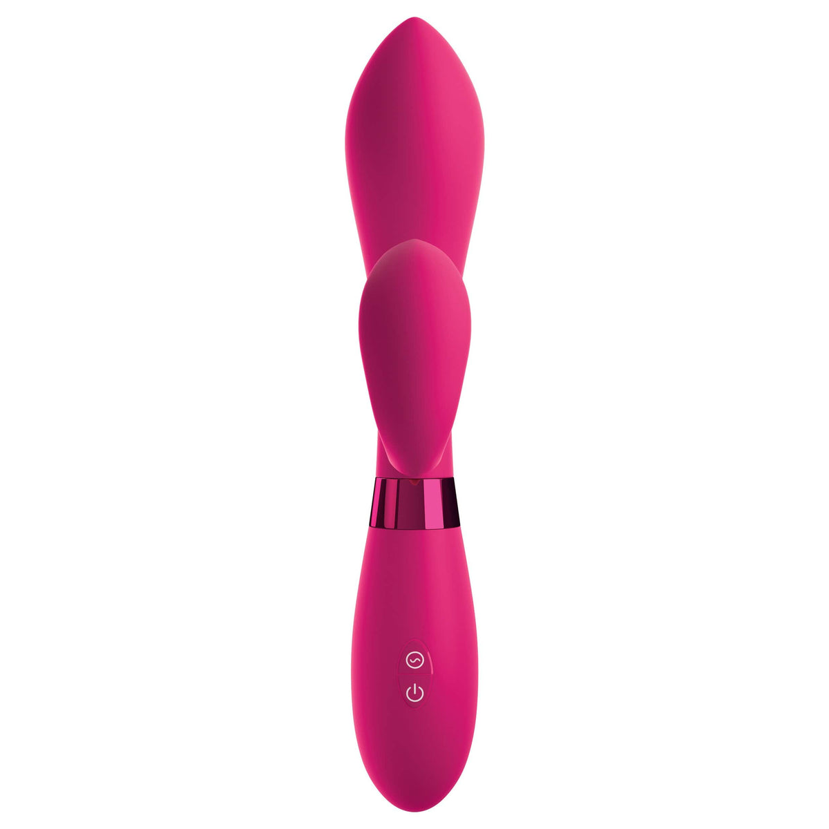 Pipedream - OMG Rabbits #Mood Silicone Vibrator (Pink) Rabbit Dildo (Vibration) Rechargeable 319978350 CherryAffairs