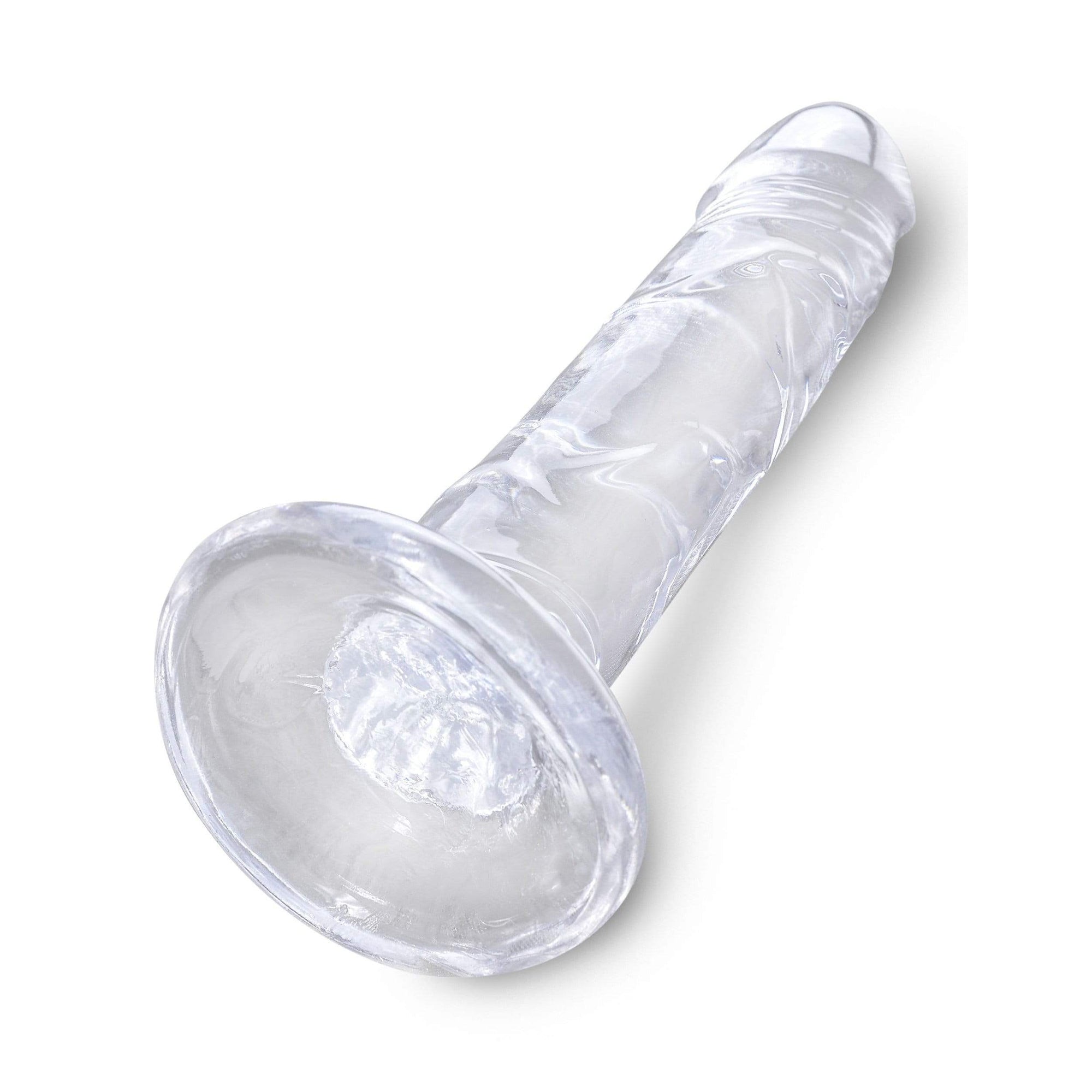 Pipedream - King Cock Clear Cock Dildo 6" (Clear) Realistic Dildo with suction cup (Non Vibration) 603912758832 CherryAffairs
