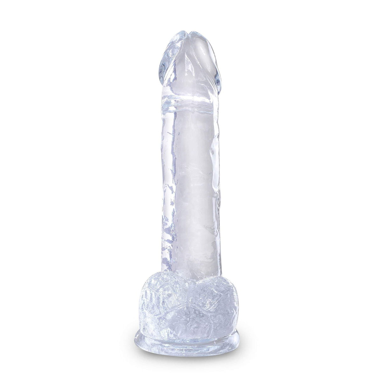 Pipedream - King Cock Clear Cock with Balls  Dildo 7" (Clear) Realistic Dildo with suction cup (Non Vibration) 603912758849 CherryAffairs