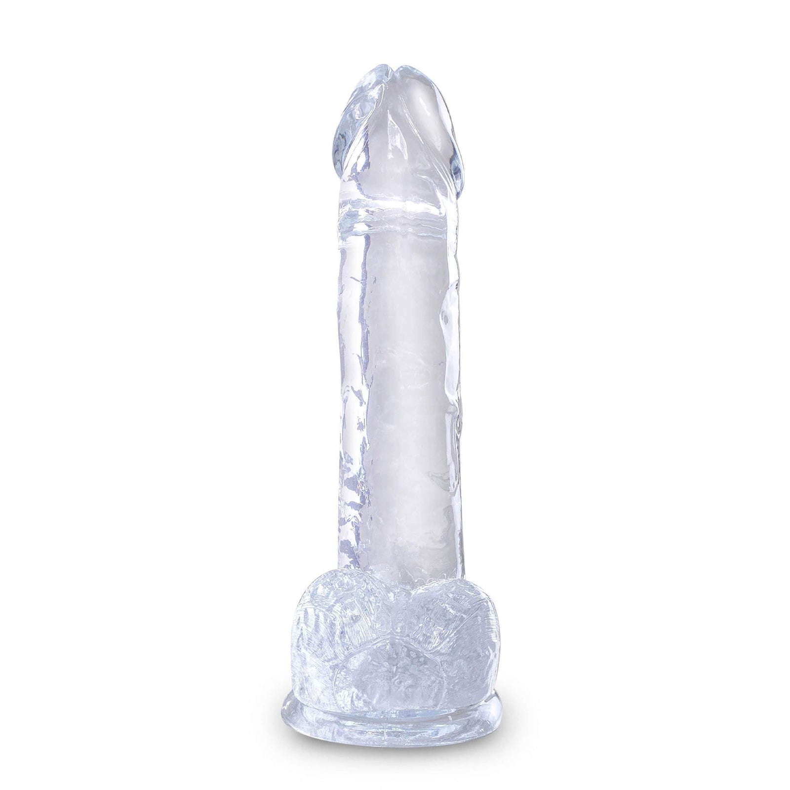 Pipedream - King Cock Clear Cock with Balls  Dildo 7" (Clear) Realistic Dildo with suction cup (Non Vibration) 603912758849 CherryAffairs