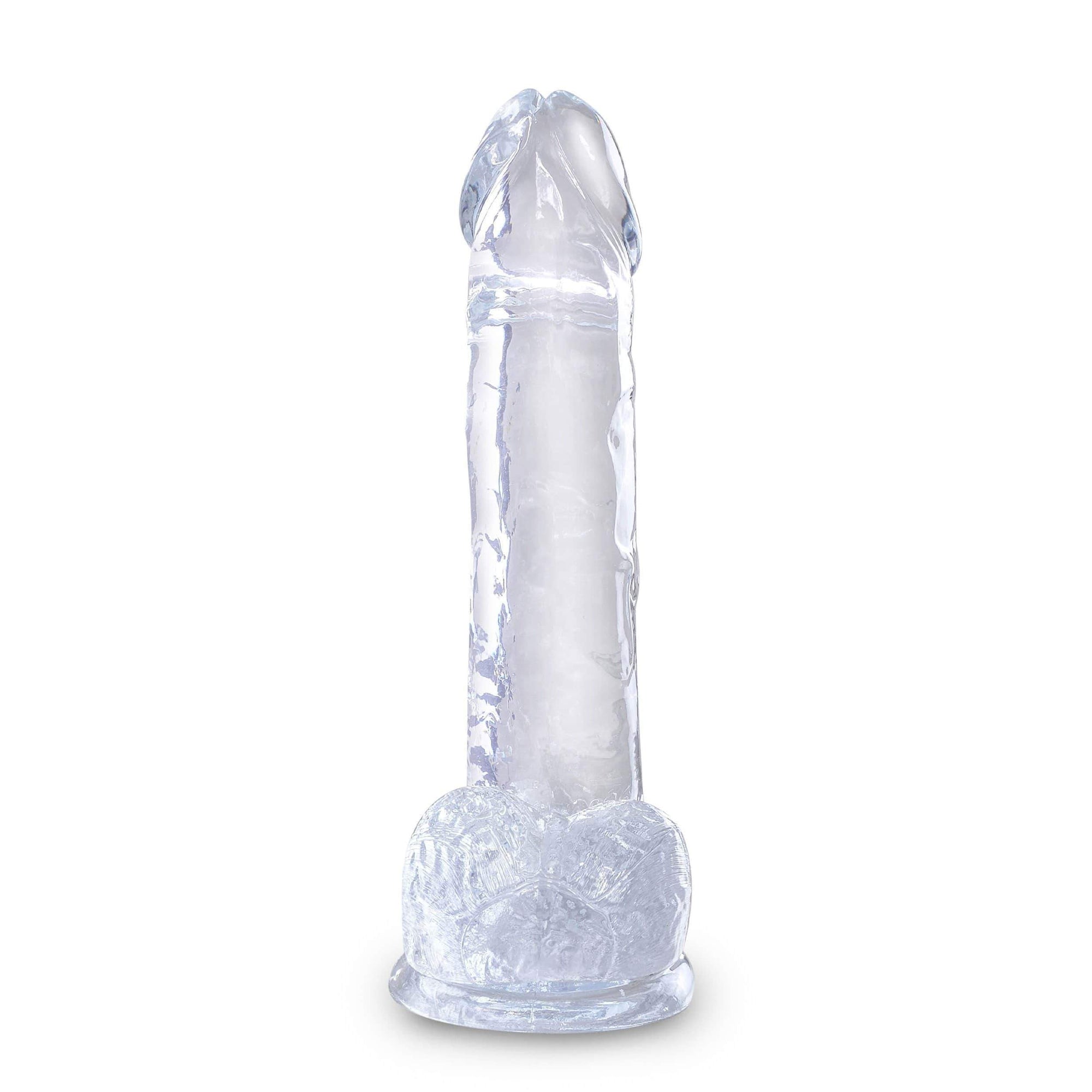 Pipedream - King Cock Clear Cock with Balls  Dildo 7" (Clear) Realistic Dildo with suction cup (Non Vibration) 603912758849 CherryAffairs