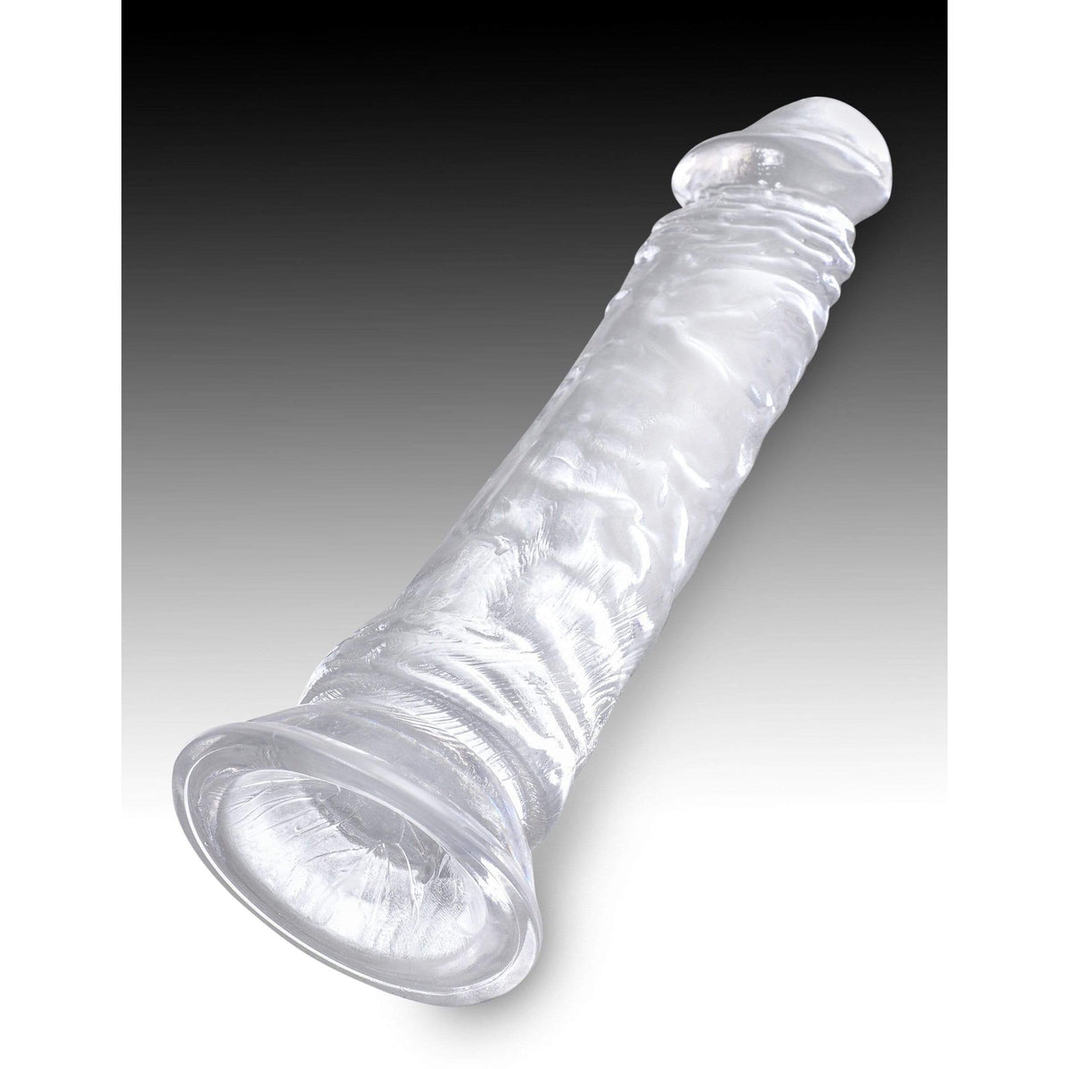 Pipedream - King Cock Clear Cock Dildo 8" (Clear) Realistic Dildo with suction cup (Non Vibration) 603912759013 CherryAffairs