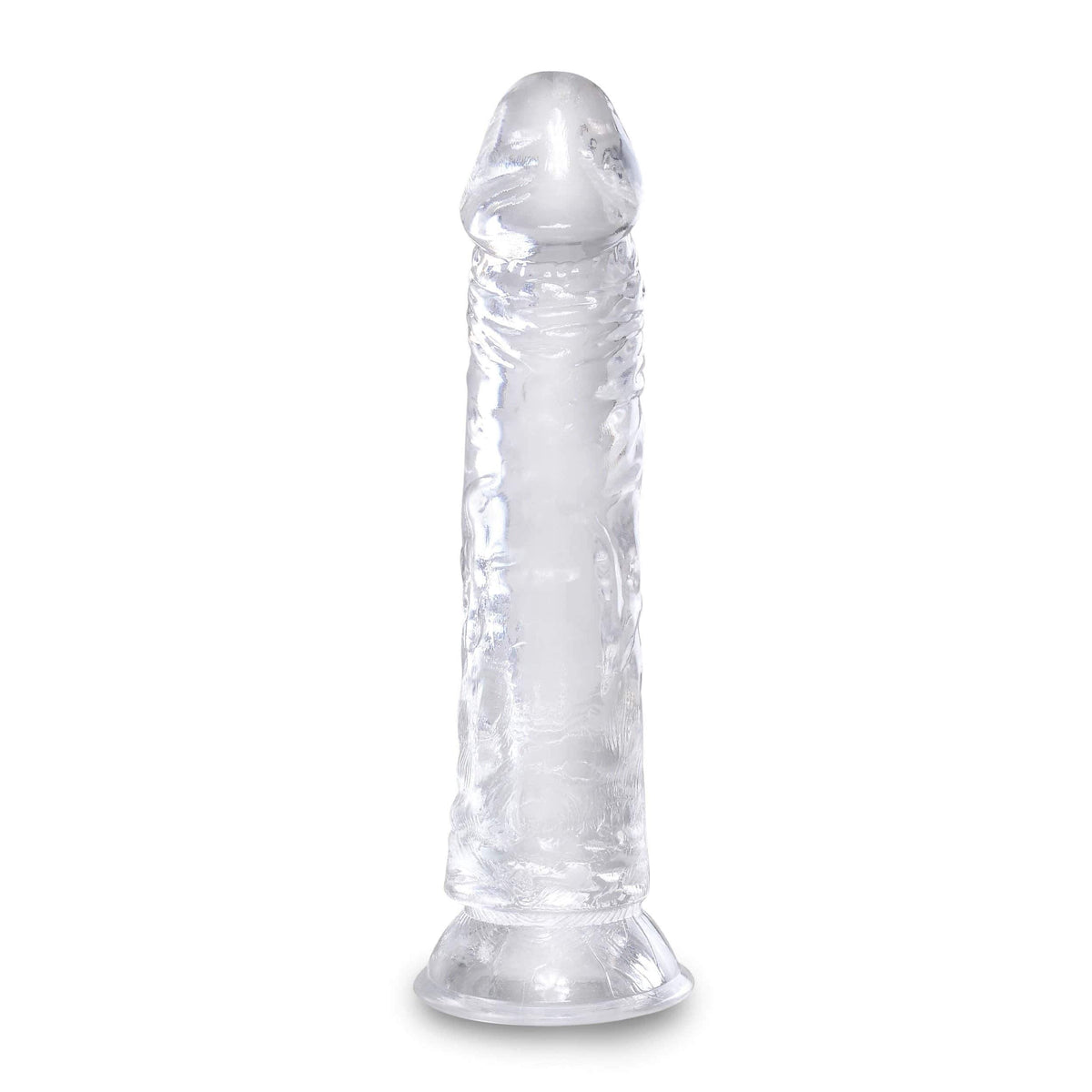 Pipedream - King Cock Clear Cock Dildo 8" (Clear) Realistic Dildo with suction cup (Non Vibration) 603912759013 CherryAffairs