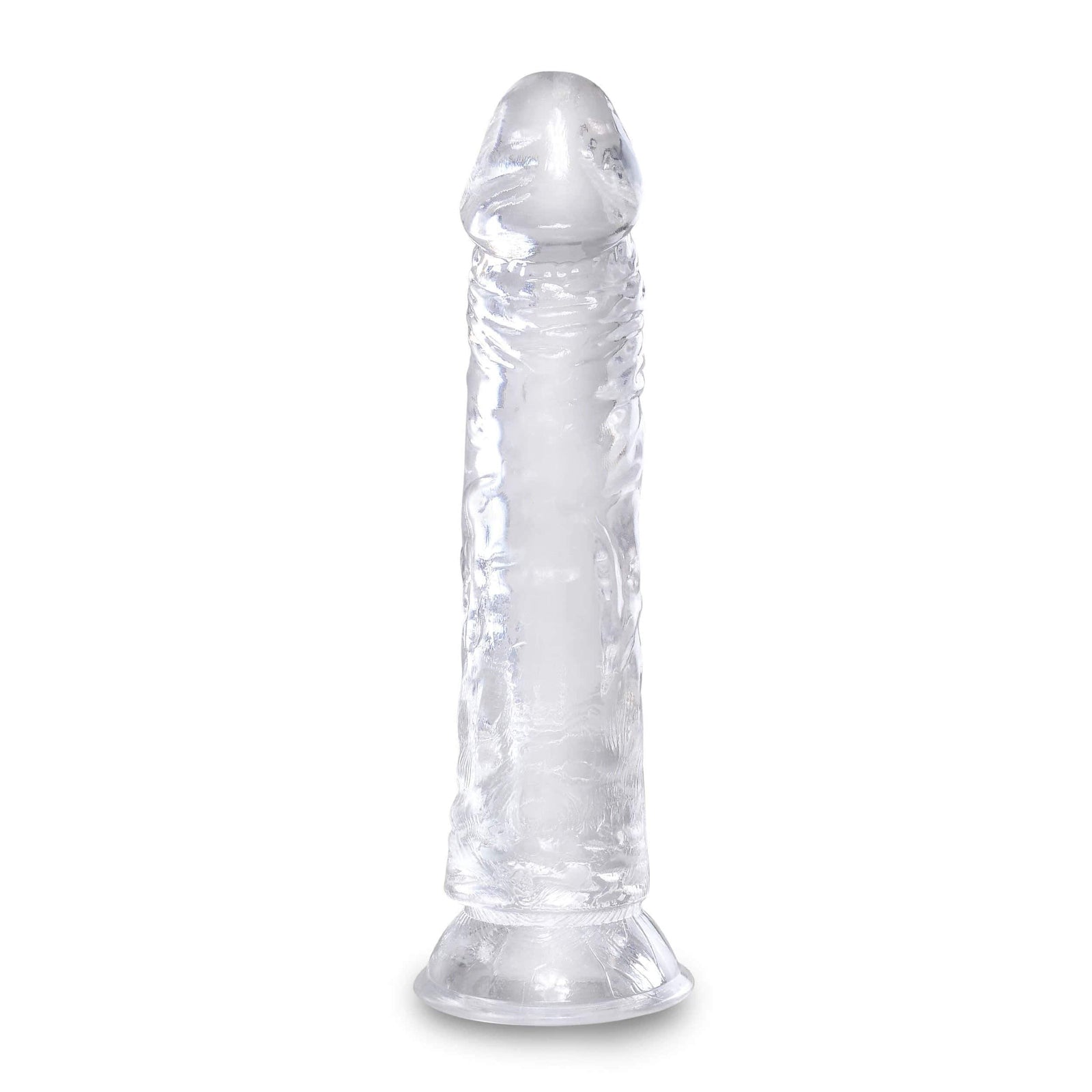 Pipedream - King Cock Clear Cock Dildo 8" (Clear) Realistic Dildo with suction cup (Non Vibration) 603912759013 CherryAffairs