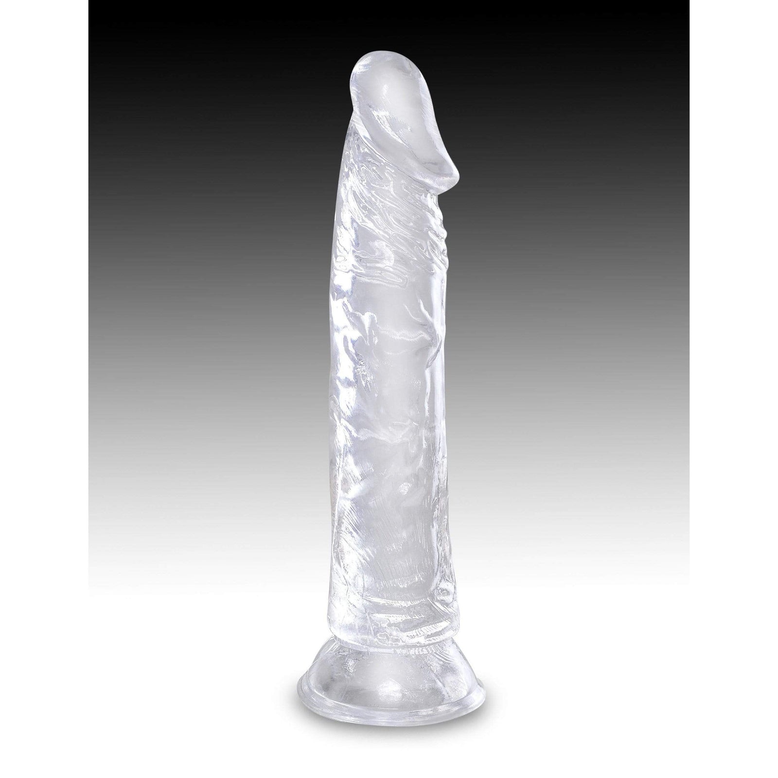 Pipedream - King Cock Clear Cock Dildo 8" (Clear) Realistic Dildo with suction cup (Non Vibration) 603912759013 CherryAffairs