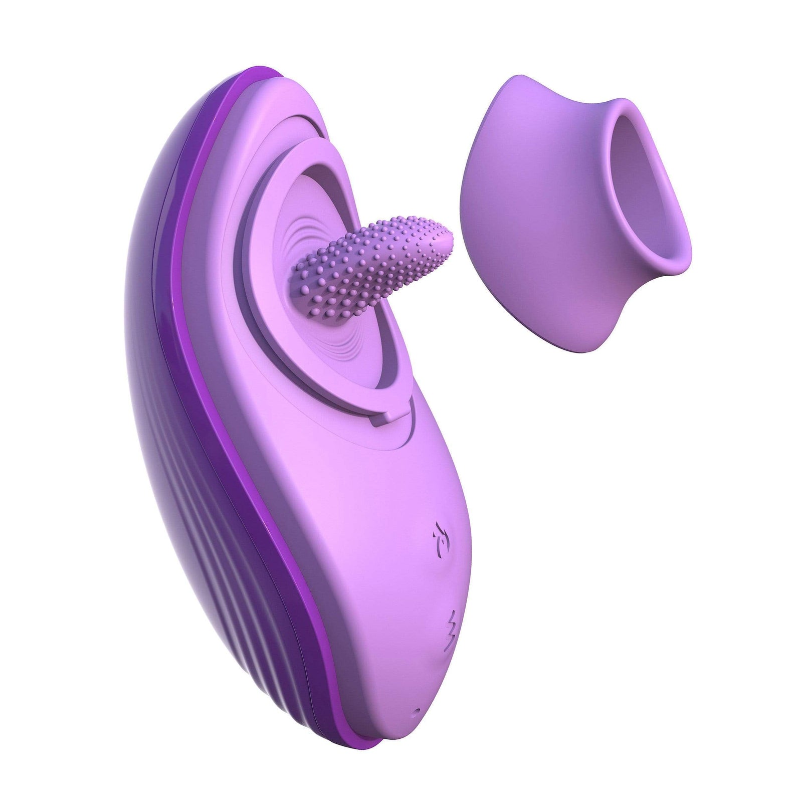 Pipedream - Fantasy For Her Her Silicone Fun Tongue Clit Massager (Purple) Clit Massager (Vibration) Rechargeable 319754089 CherryAffairs