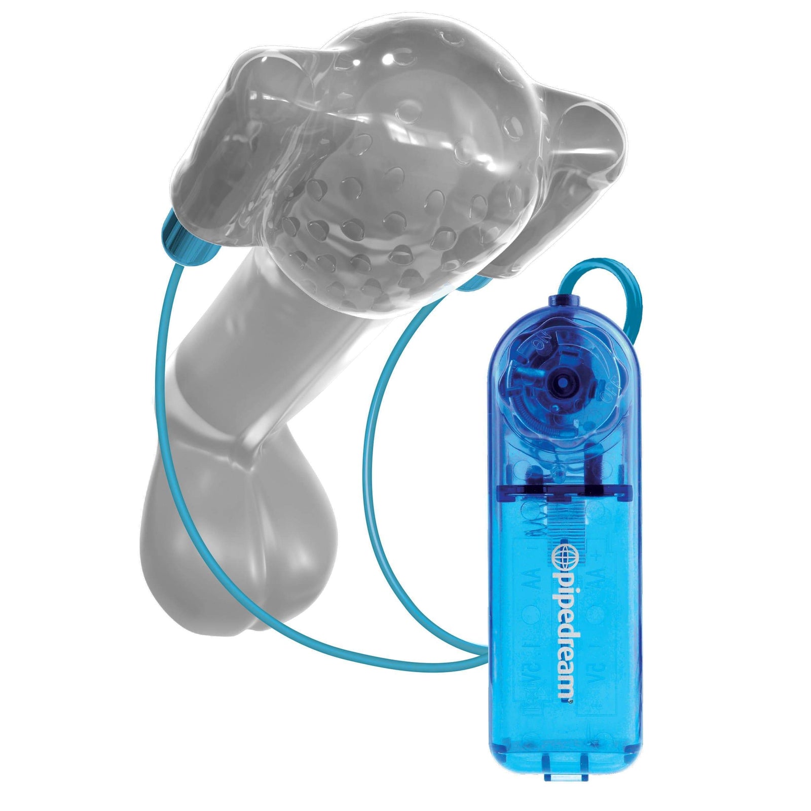 Pipedream - Classix Dual Vibrating Head Teaser (Blue) Masturbator Soft Stroker (Vibration) Non Rechargeable 603912760149 CherryAffairs