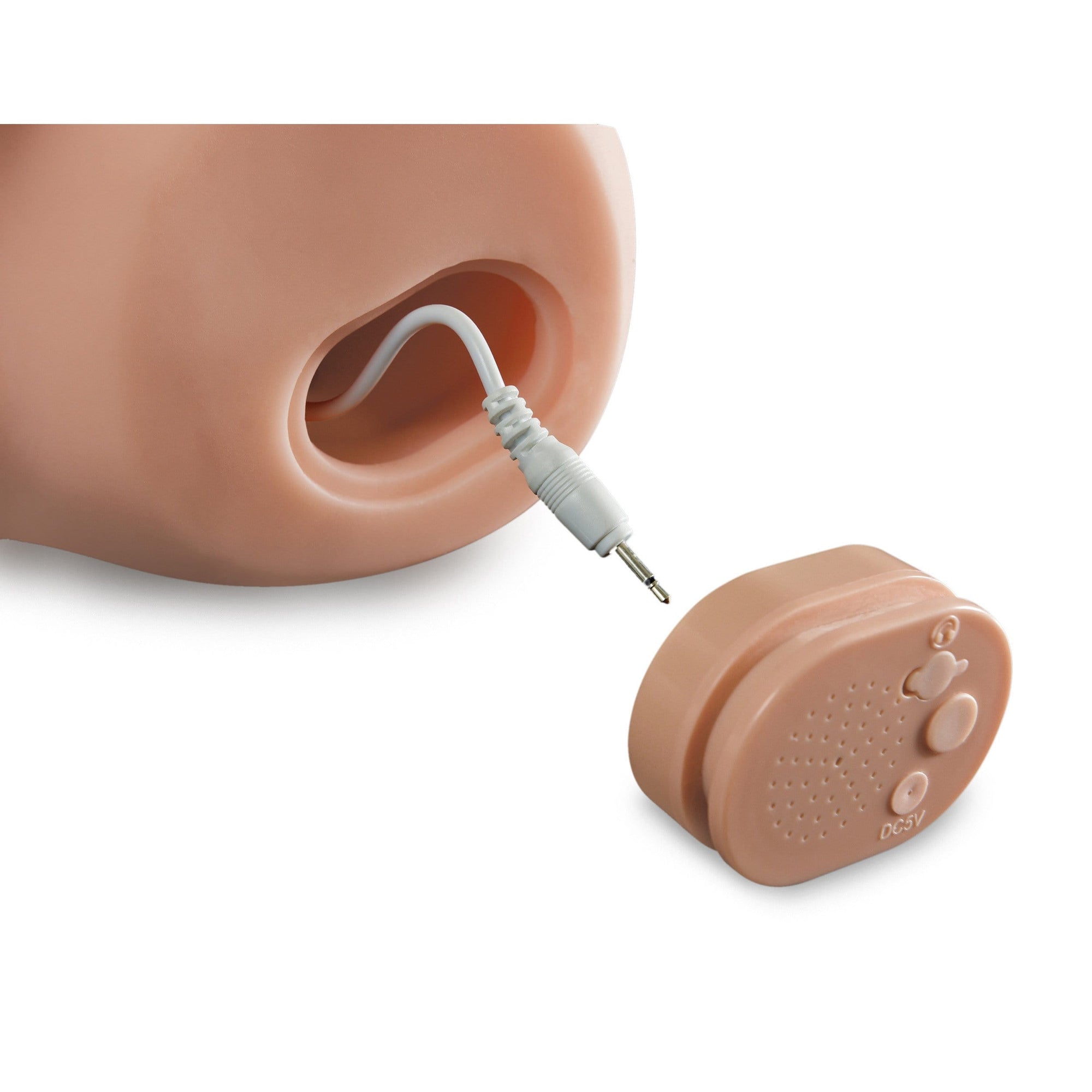 Pipedream - PDX Male Dirty Talk Interactive Fuck My Cock Gay Masturbator (Beige) Realistic Gay Dildo w/o suction cup (Vibration) Rechargeable 319979378 CherryAffairs