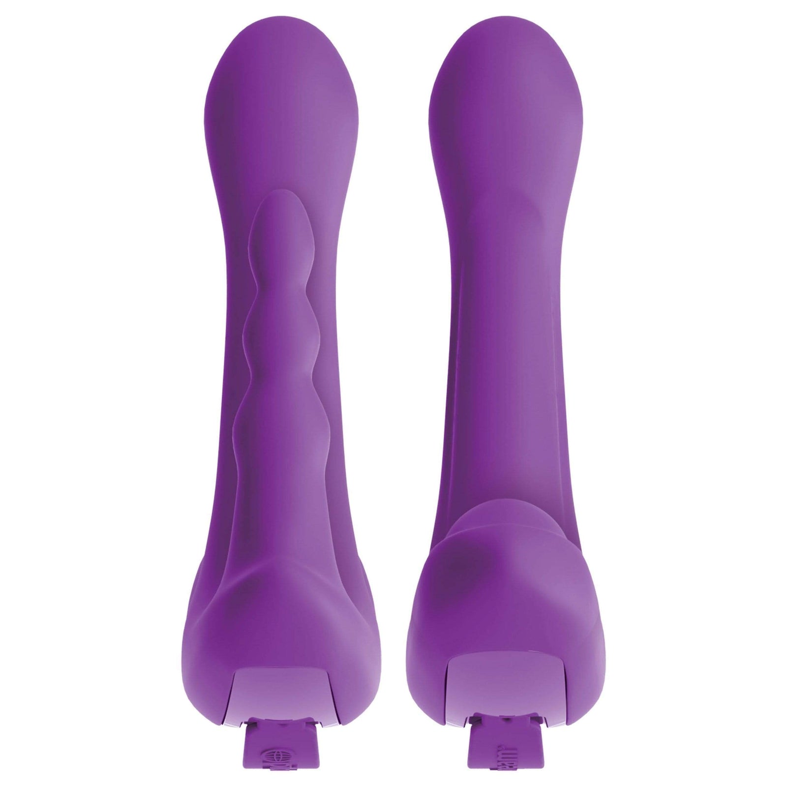 Pipedream - 3Some Myself and Us Rock N Ride Silicone Vibrator (Purple) Couple's Massager (Vibration) Rechargeable 603912761788 CherryAffairs
