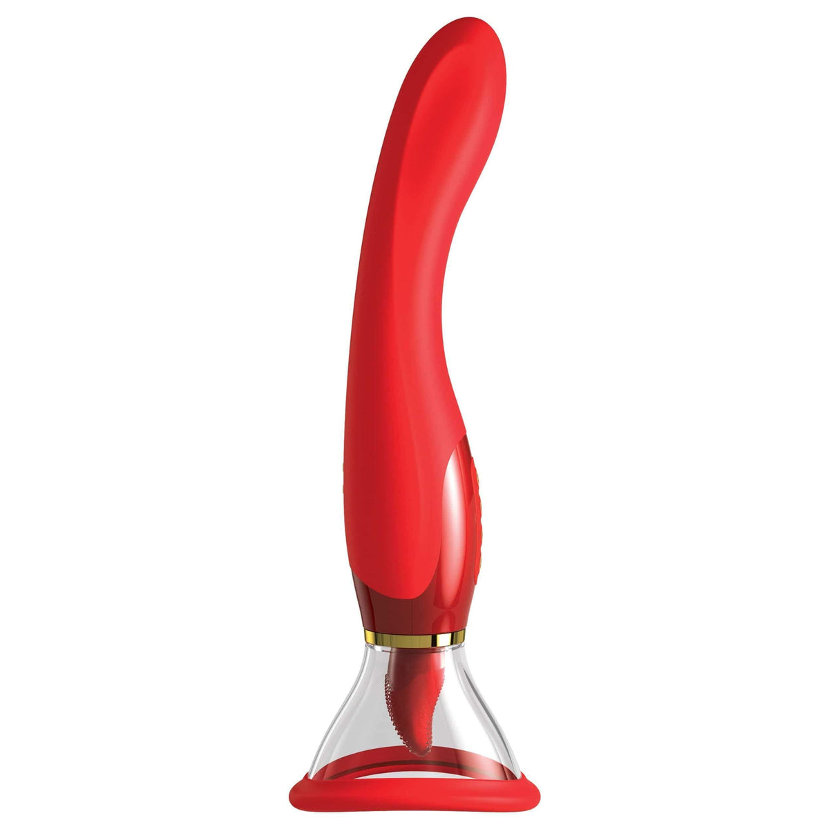 Pipedream - Fantasy For Her Ultimate Pleasure 24K Gold Luxury Edition Clit Massager (Red) Clit Massager (Vibration) Rechargeable 603912762334 CherryAffairs