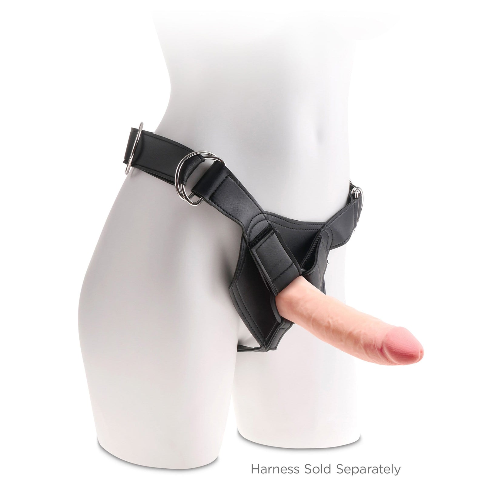 Pipedream - King Cock Plus Triple Density Cock 7" (Beige) Realistic Dildo with suction cup (Non Vibration) 319766957 CherryAffairs