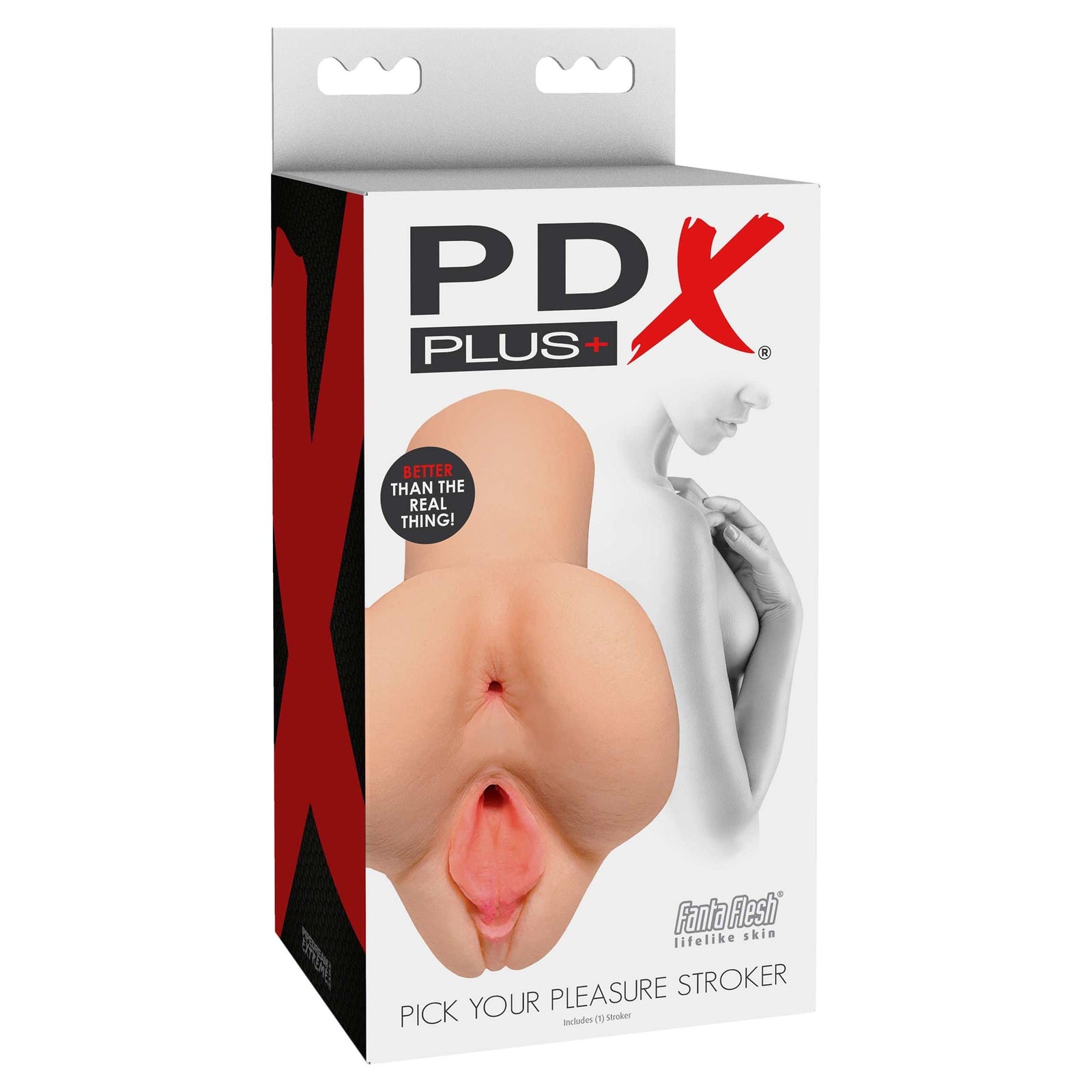 Pipedream - PDX Plus Pick Your Pleasure Stroker (Beige) Masturbator Vagina (Non Vibration) 603912764376 CherryAffairs