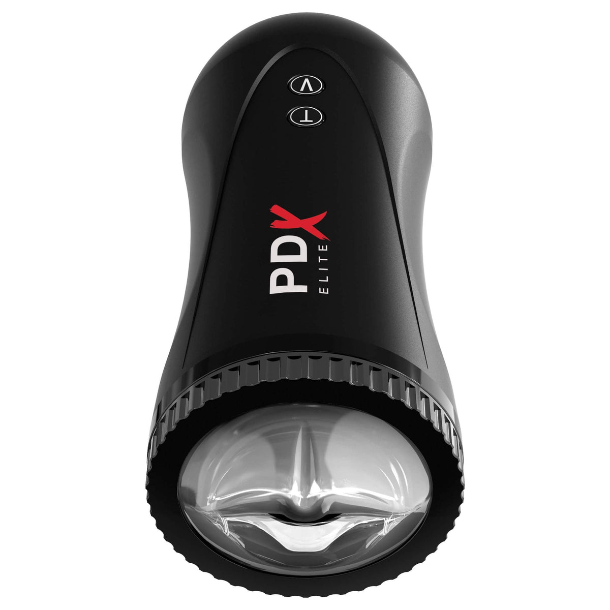Pipedream - PDX Elite Moto Stroker Masturbator (Black) Masturbator Mouth (Vibration) Rechargeable 324160283 CherryAffairs