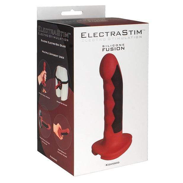 ElectraStim - Silicone Fusion Komodo G Spot Dildo (Red) G Spot Dildo (Non Vibration) Durio Asia