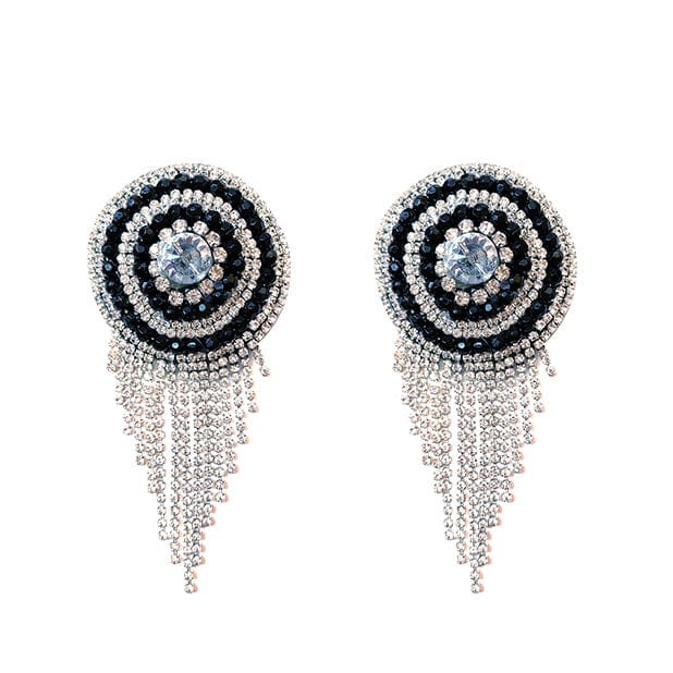 Neva Nude - Burlesque Bohemian Rhapsody Jewel Reusable Silicone Pasties Nipple Covers O/S (Crystal) Nipple Covers 614608261932 CherryAffairs