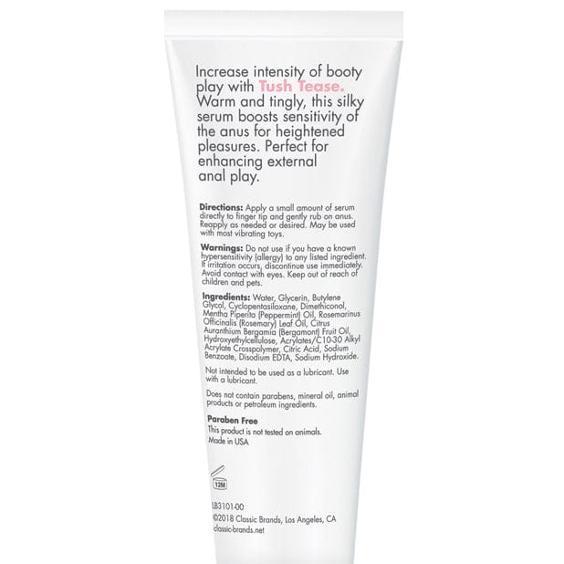 Classic Erotica - CGC Tush Tease Anal Stimulant Serum 20ml Anal Lube 622631669 CherryAffairs