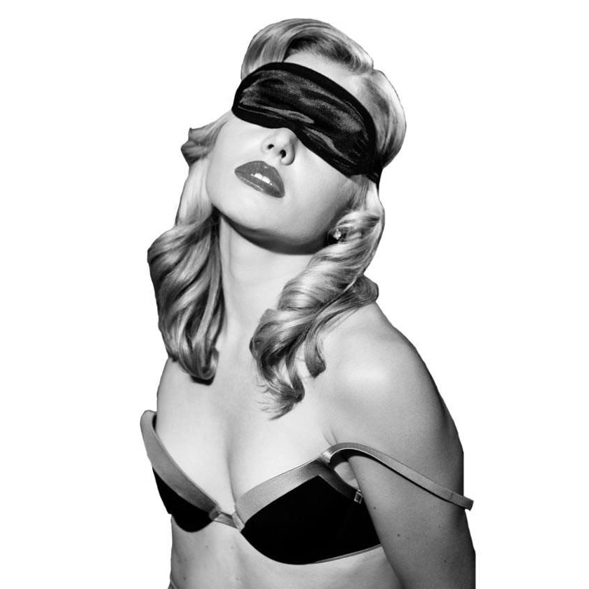 Sex and Mischief - Satin Blindfold (Black) - SM1007 / Black - Mask (Blind)