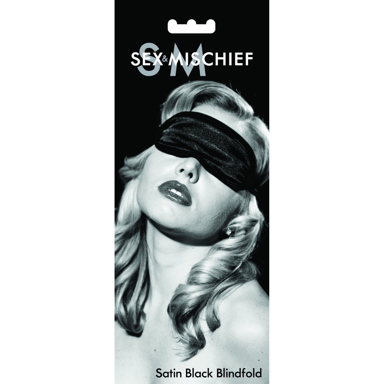 Sex and Mischief - Satin Blindfold (Black) - SM1007 / Black - Mask (Blind)