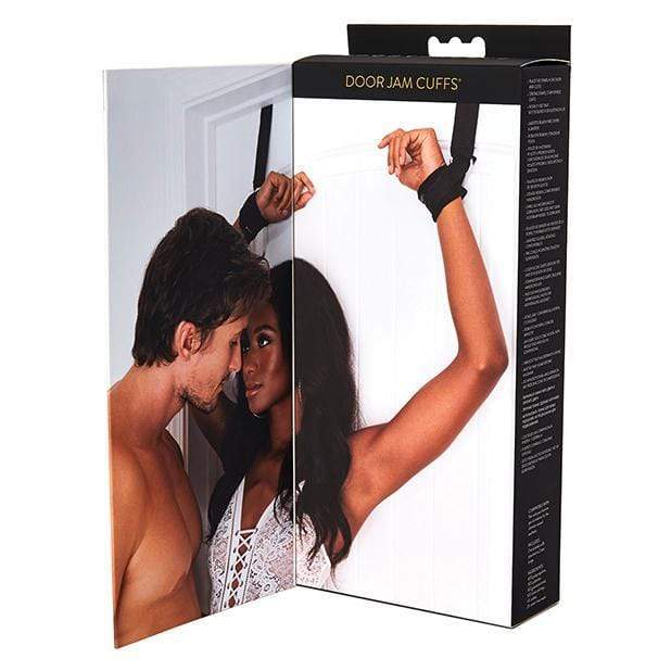Sportsheets - Door Jam Cuffs (Black) Hand/Leg Cuffs 646709324018 CherryAffairs