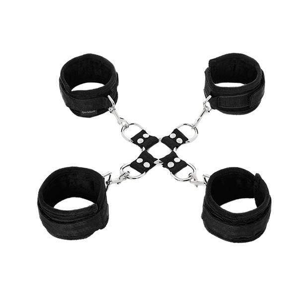 Sportsheets - Five Piece Hog Tie and Cuff Set (Black) Hand/Leg Cuffs 646709325015 CherryAffairs