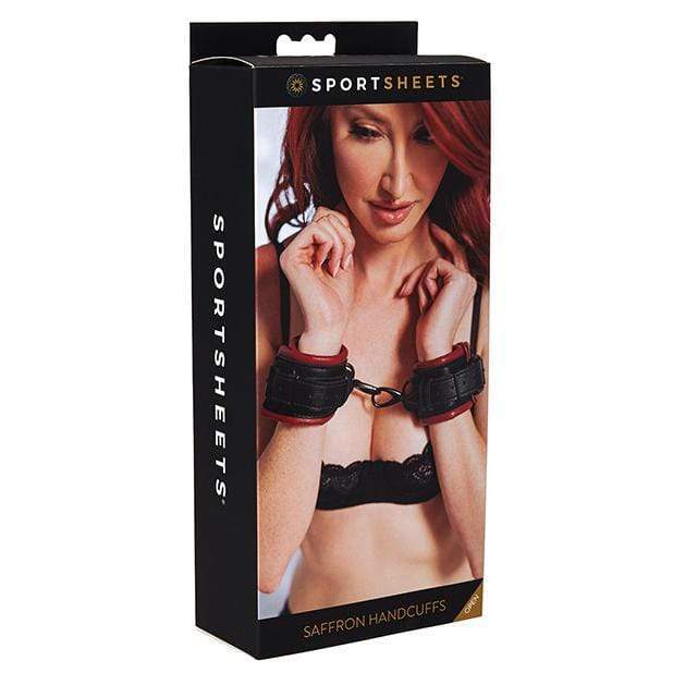 Sportsheets - Saffron Soft Handcuffs (Black) Hand/Leg Cuffs 646709480011 CherryAffairs