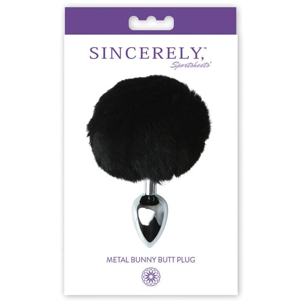 Sportsheets - Sincerely Metal Bunny Butt Plug (Silver) Metal Anal Plug (Non Vibration) 626135885 CherryAffairs