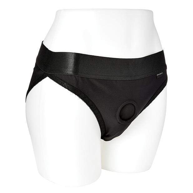 Sportsheets - Em Ex Silhouette Strap On Harness S (Black) Strap On w/o Dildo 646709661021 CherryAffairs